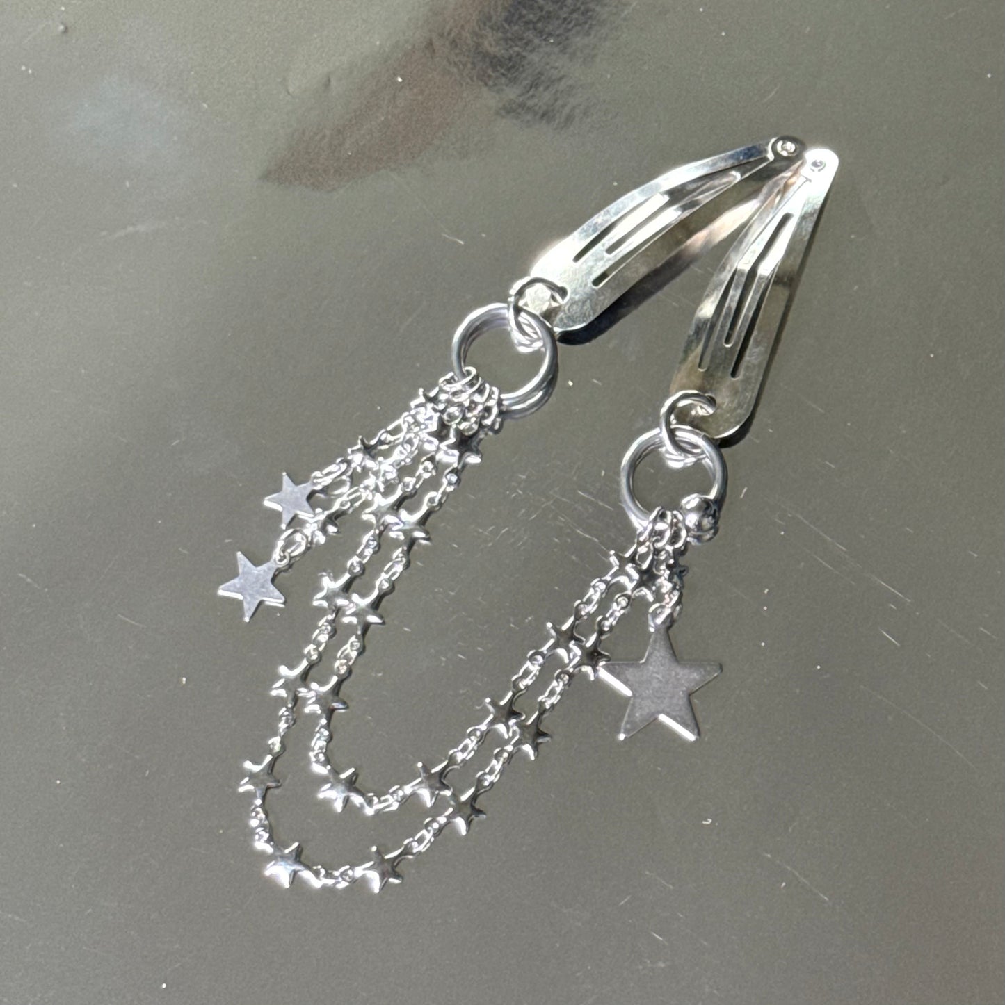 Star hair clips - star only
