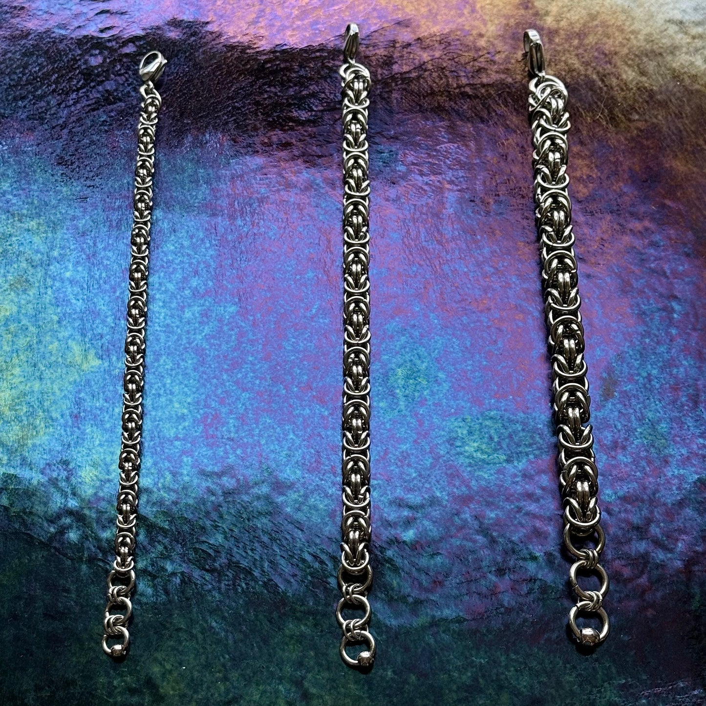 Byzantine Chainmaille Bracelets - 3 Sizes