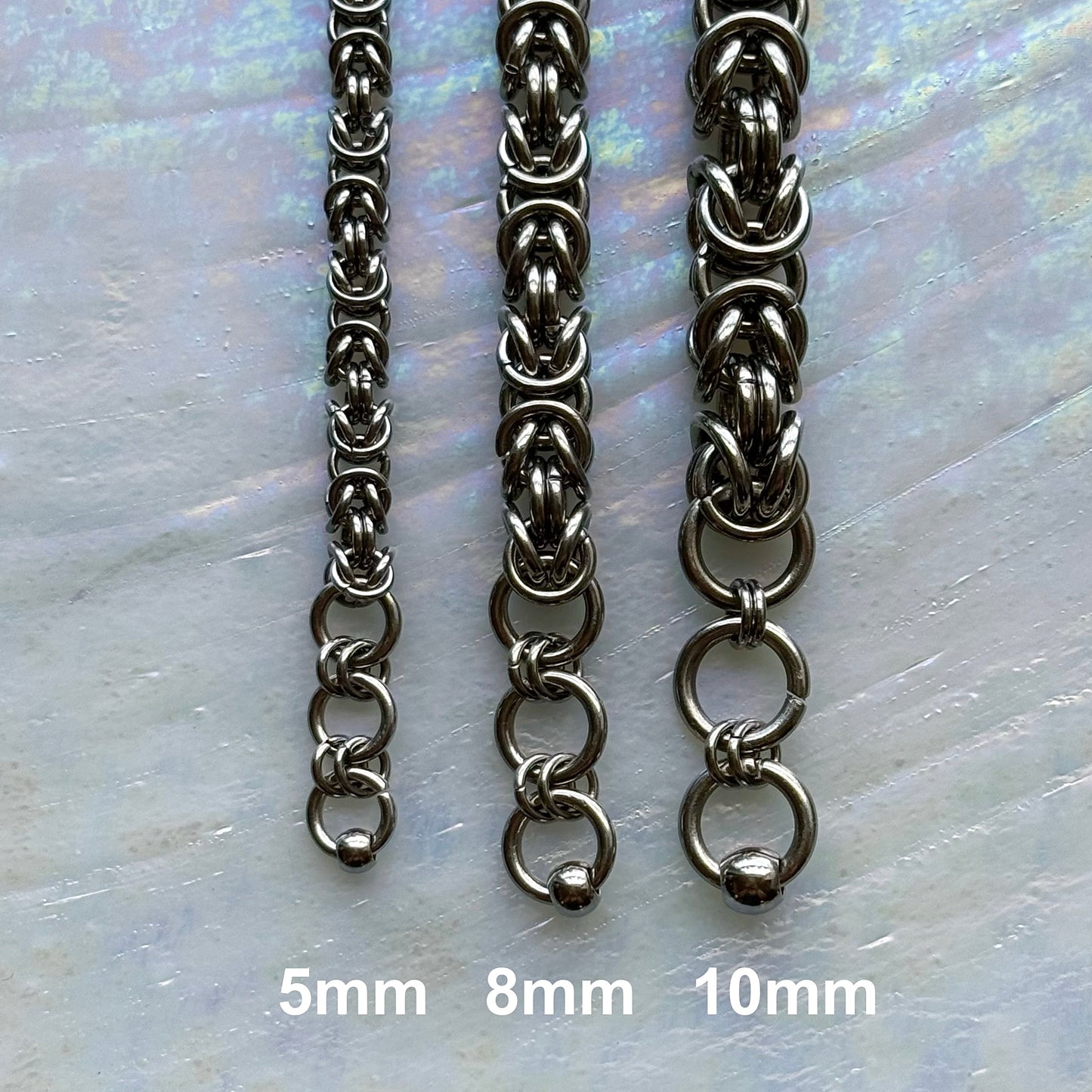 Byzantine Chainmaille Bracelets - 3 Sizes